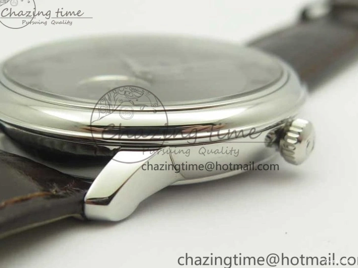 0329 Original De Ville Prestige Small Second TWF 1:1 Best Edition Gray Dial on Black Leather Strap MIYOTA 8036